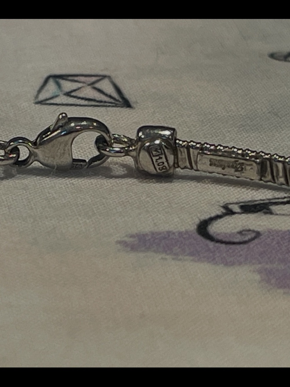 Milor Sterling Silver and 14k Yellow Gold Bracelet with CZ Station - Picture 10 of 17